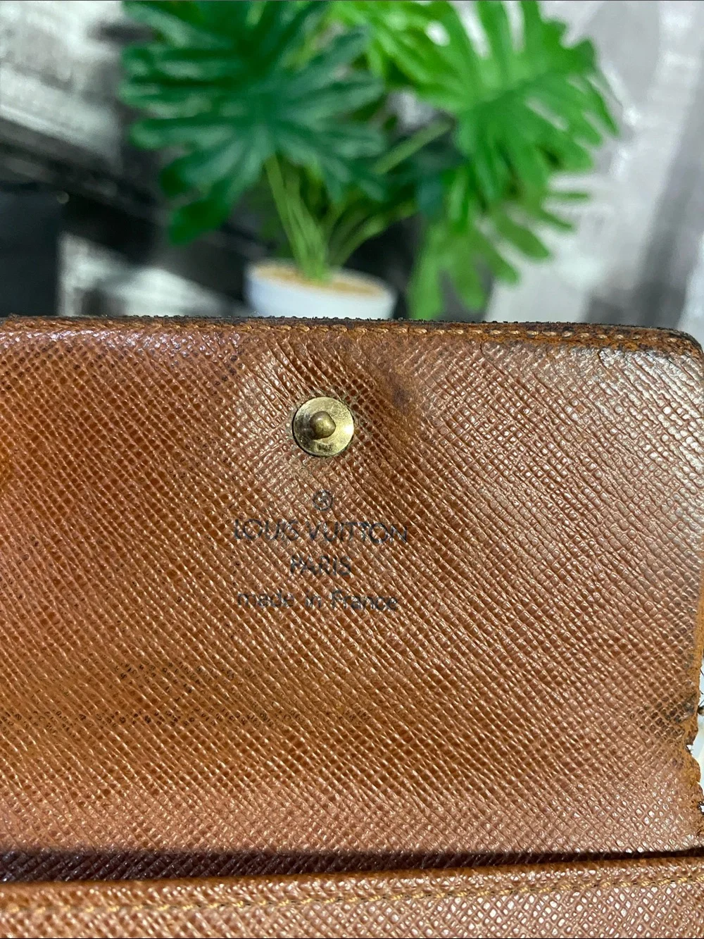 Louis Vuitton Brown Monogram Canvas Gold Chain Shoulder Bag
